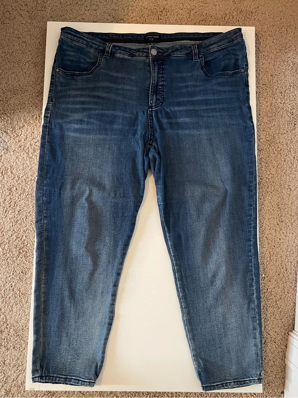 Universal Standard Jeans Size 20 Blue Denim Straight Leg - Picture 2 of 5